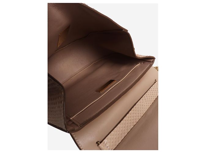 Chloé Bolsa de ombro Drew em Python neutro - vista 7