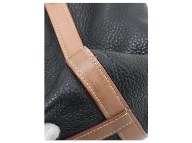 Prada Navy Vitello Daino Leder Tote Bag Marineblau - Ansicht 5