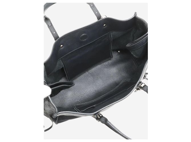 Balenciaga Borsa 2way in pelle Papier nera Nero - vista 7
