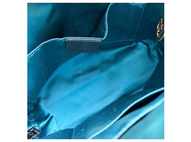 Gucci Borsa a tracolla Ophidia in scamosciato nero - vista 10