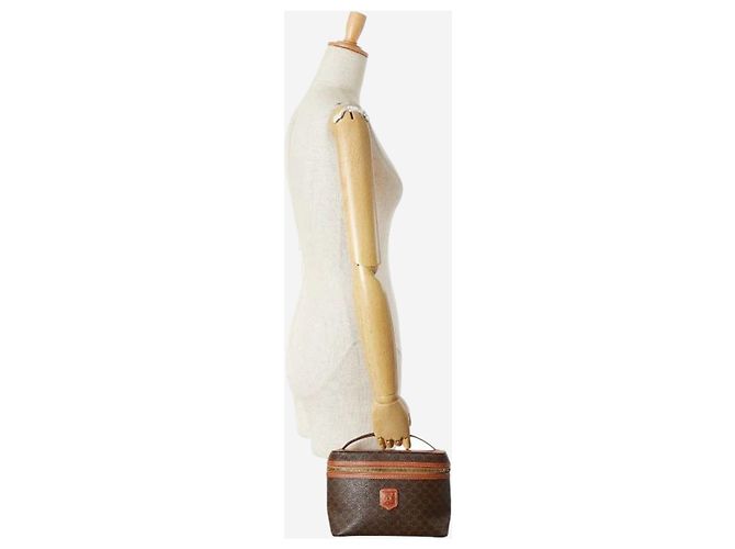 16 Céline Bolsa Celine Brown Macadam Marrom - vista 6