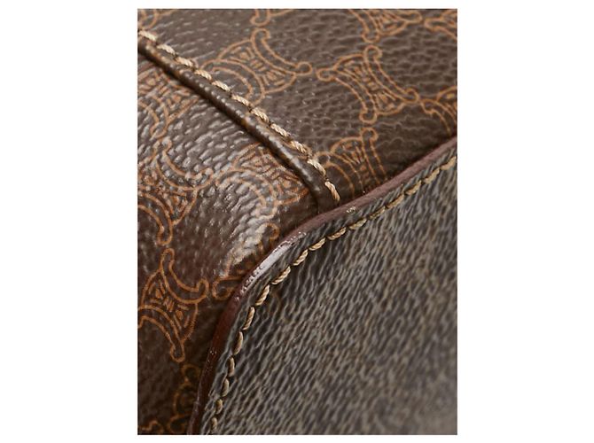 16 Céline Bolsa Celine Brown Macadam Marrom - vista 8