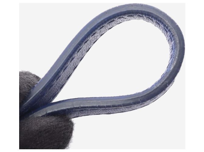 Céline Blue Trio Lederschultertasche Blau - Ansicht 9