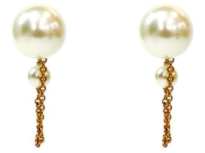 Dior Orecchini Pearl Tribal D'oro - vista 3
