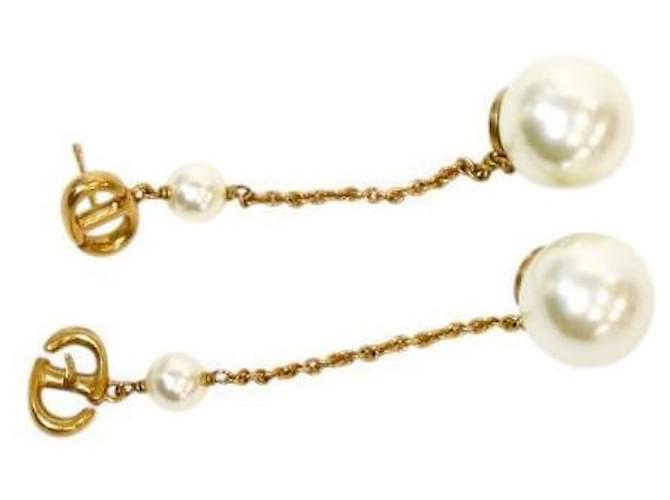 Dior Orecchini Pearl Tribal D'oro - vista 4