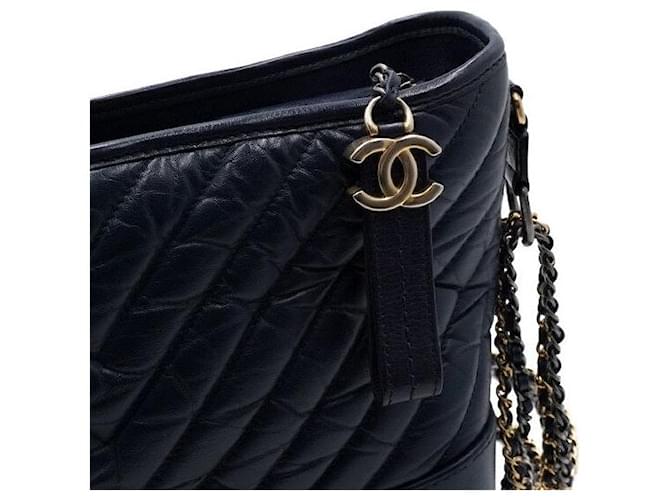 Chanel Borsa Hobo a tracolla Blu - vista 10