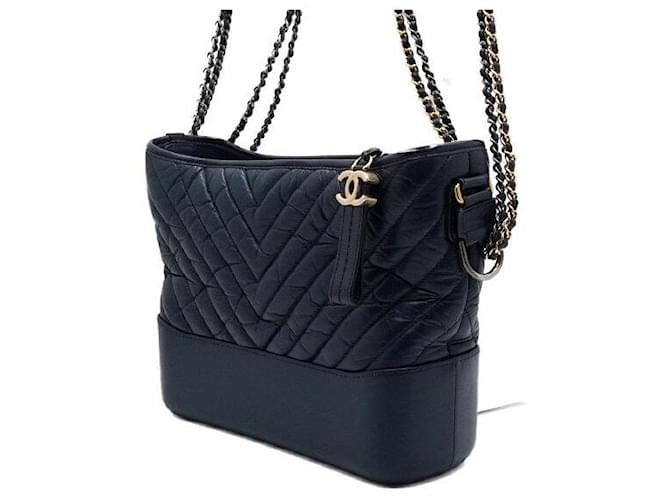 Chanel Borsa Hobo a tracolla Blu - vista 2