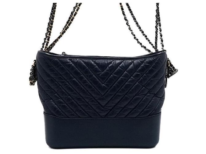 Chanel Borsa Hobo a tracolla Blu - vista 4