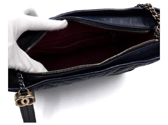 Chanel Borsa Hobo a tracolla Blu - vista 5