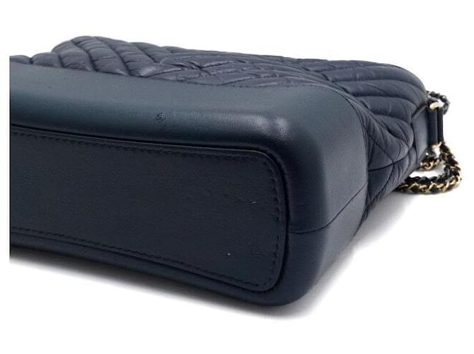Chanel Borsa Hobo a tracolla Blu - vista 7