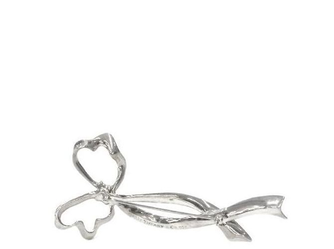 Tiffany & Co Broche de cinta plateado - vista 2
