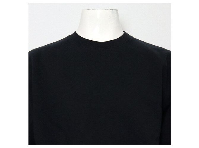Balenciaga Sudadera unisex de algodón negro con logo en la espalda - vista 2