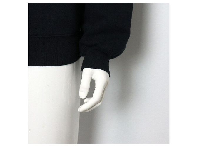 Balenciaga Sudadera unisex de algodón negro con logo en la espalda - vista 3
