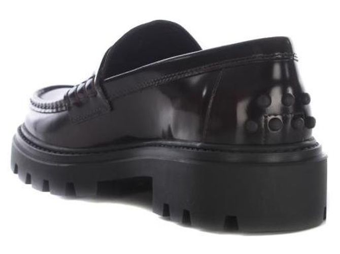 Tod's Mocassini Penny con suola chunky Rosso - vista 6