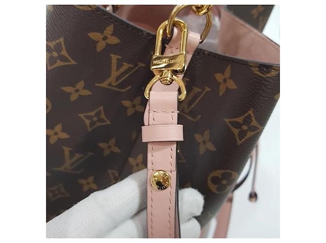 Bucket Louis Vuitton Borsa a secchiello in tela Monogram Marrone - vista 5
