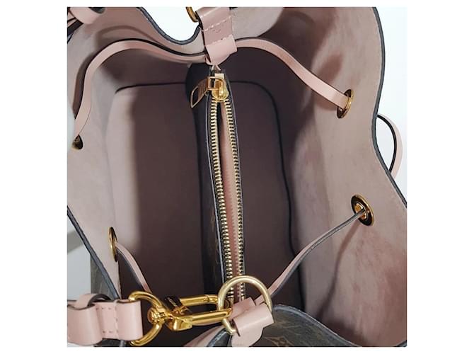 Bucket Louis Vuitton Borsa a secchiello in tela Monogram Marrone - vista 8