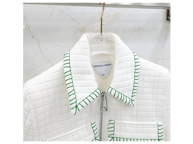 Bottega Veneta Jaqueta de jersey acolchoado com zíper - vista 4