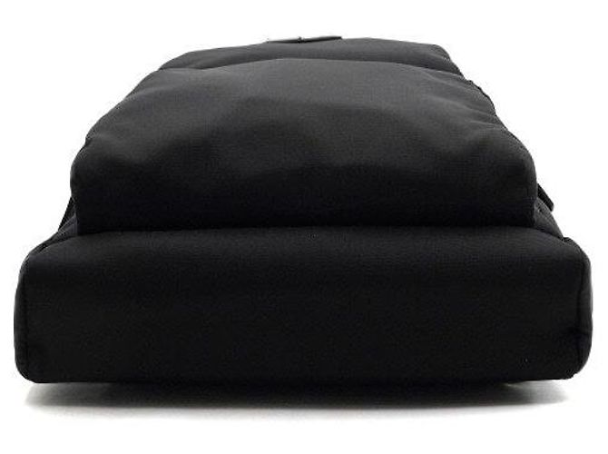 Prada Zaino a tracolla unisex in Re-Nylon Saffiano con logo triangolare nero - vista 6