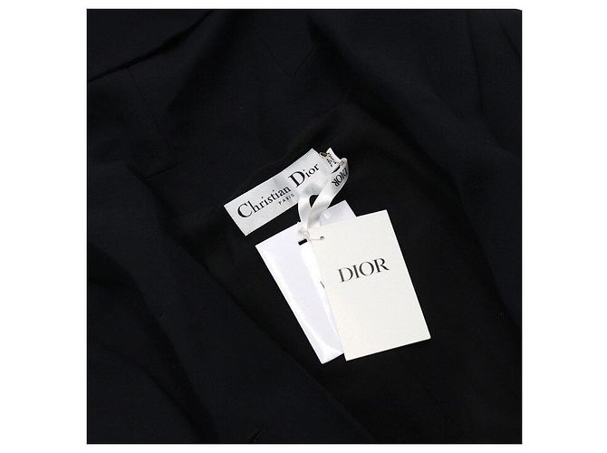 Dior Blazer com capuz de lã e seda para mulher com cinto - vista 5