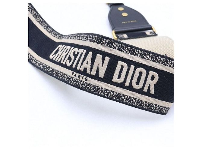 Dior Alça de ombro em jacquard Oblique preto - vista 4