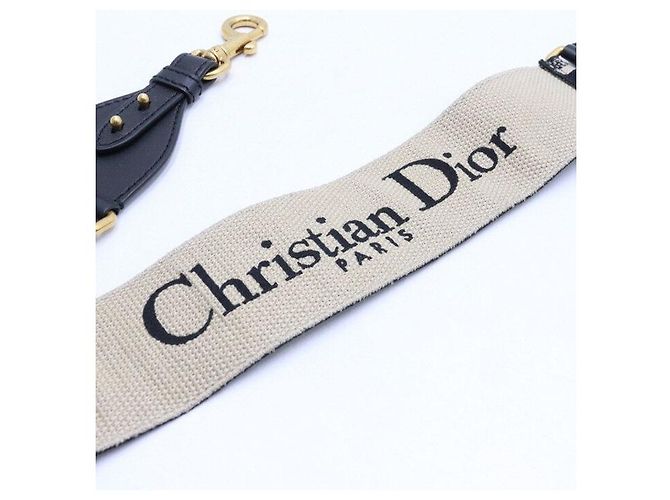Dior Alça de ombro em jacquard Oblique preto - vista 5