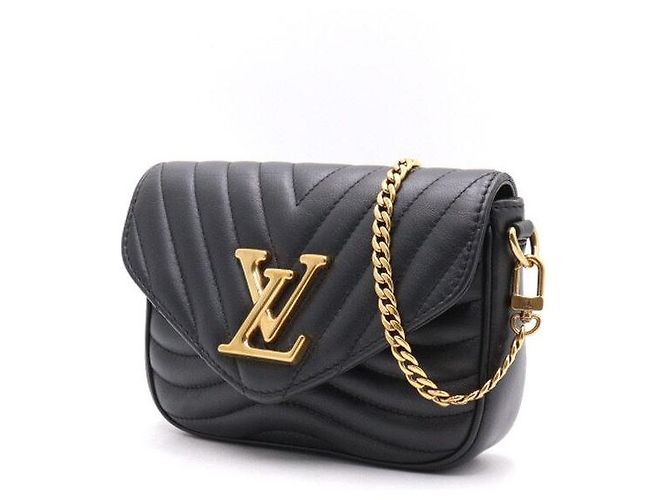 Louis Vuitton Borsa a Spalla e Borsa a Tracolla Multi Pochette New Wave Nero - vista 2