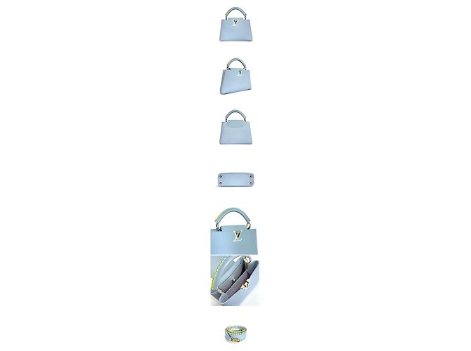 Louis Vuitton Capucines Azul - vista 2