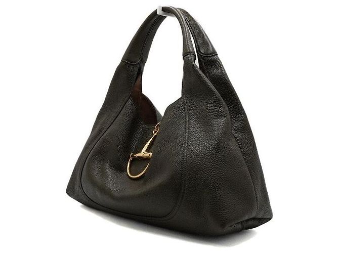 Gucci Borsa a tracolla Hobo Maxi Softbit da donna in grana verde - vista 3