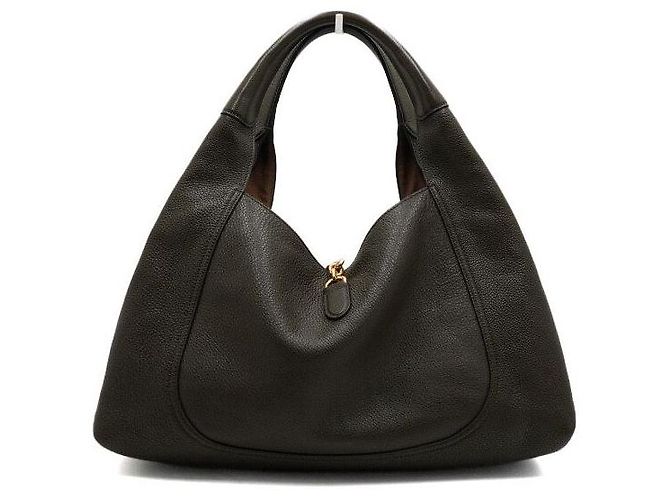 Gucci Borsa a tracolla Hobo Maxi Softbit da donna in grana verde - vista 5