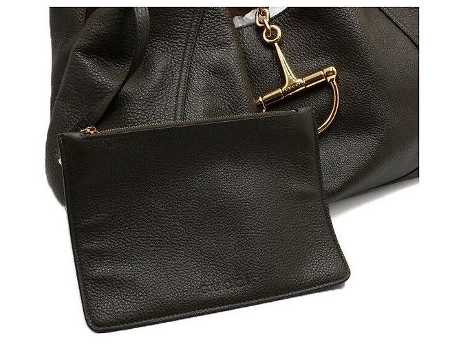 Gucci Borsa a tracolla Hobo Maxi Softbit da donna in grana verde - vista 7