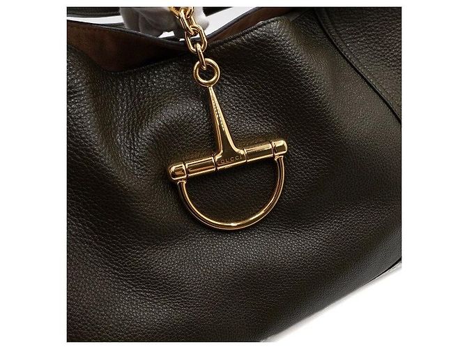 Gucci Borsa a tracolla Hobo Maxi Softbit da donna in grana verde - vista 9