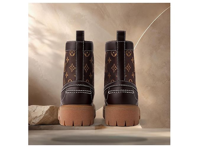 Louis Vuitton Stivaletti LV Remix Marrone - vista 5