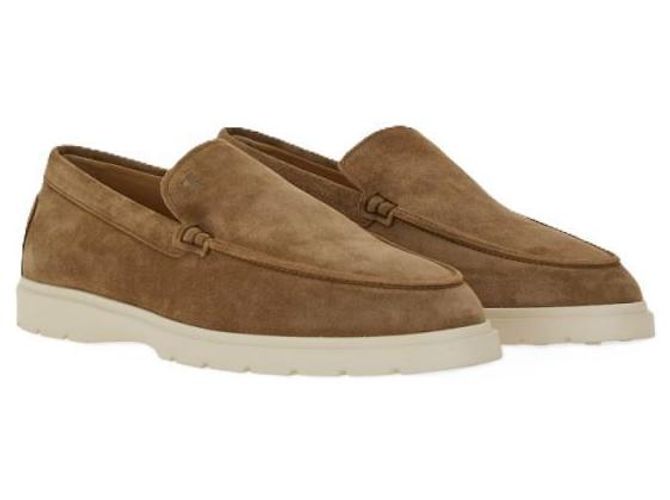 Tod's Slip-On in camoscio Marrone - vista 4
