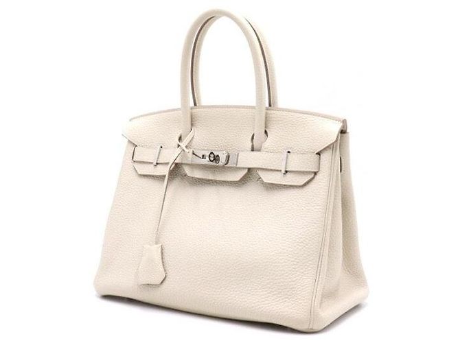 Hermès Borsa Tote Birkin Bianco - vista 2
