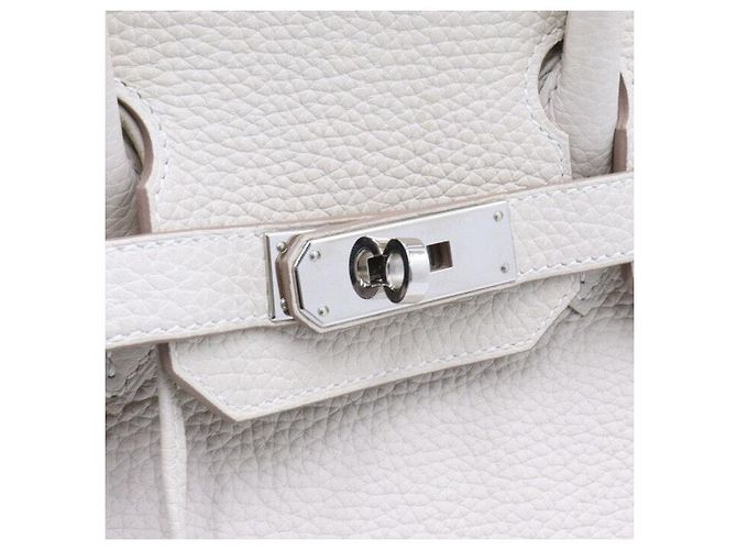 Hermès Borsa Tote Birkin Bianco - vista 4
