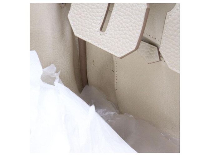 Hermès Borsa Tote Birkin Bianco - vista 5