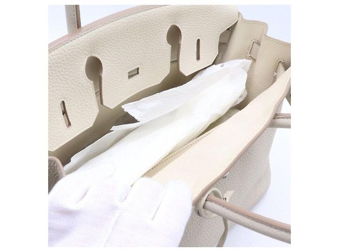 Hermès Borsa Tote Birkin Bianco - vista 6