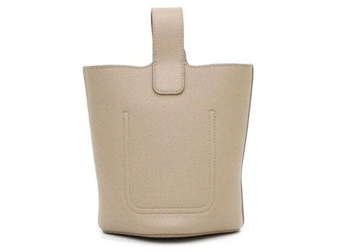 Loewe Mini borsa a secchiello e borsa a tracolla in pelle di vitello granulata color sabbia Marrone - vista 4