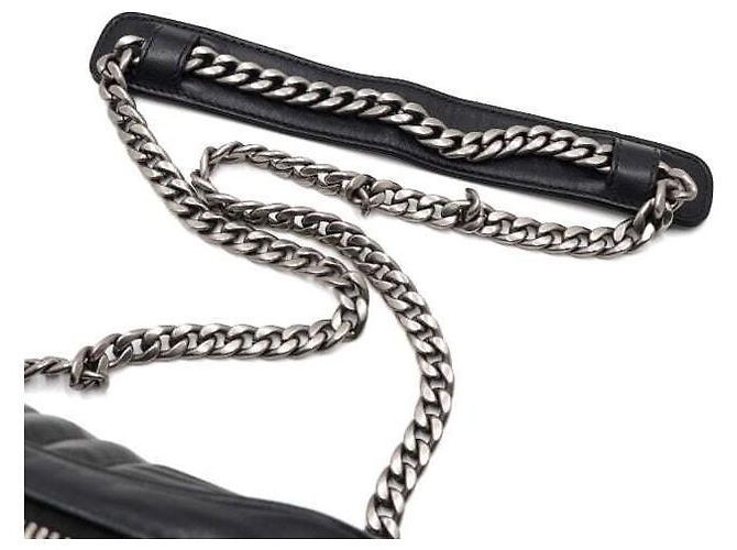 Prada Mini borsa a tracolla in pelle nera Nero - vista 10