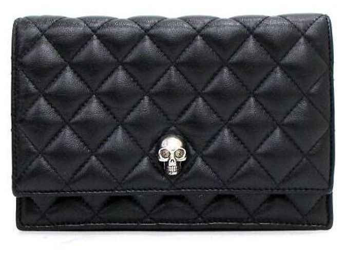 Alexander Mcqueen Borsa a Spalla e Borsa a Tracolla con Catena Skull - vista 2
