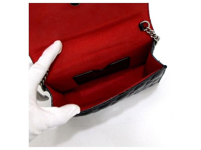 Alexander Mcqueen Borsa a Spalla e Borsa a Tracolla con Catena Skull - vista 7