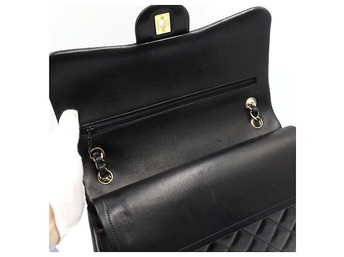 Chanel Borsa a tracolla con catena dorata Nero - vista 6