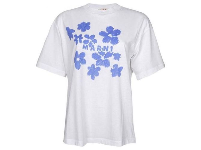 Marni Baumwoll-T-Shirt mit Daisy Garden Print - Ansicht 3