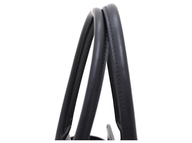 Prada Borsa Tote e Borsa a Spalla Saffiano Gold Logo Top Handle Nero - vista 4