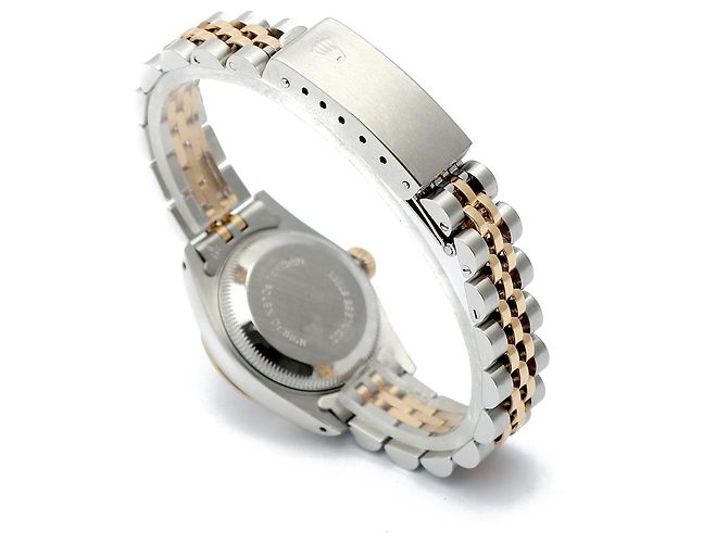 Rolex Reloj Lady Datejust Esfera Cocoa Engaste de Diez Diamantes Castaño - vista 16