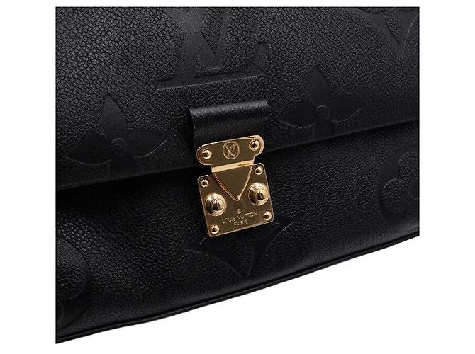 Louis Vuitton Tote e borsa a tracolla Madeleine MM in Empreinte Monogram nero - vista 10