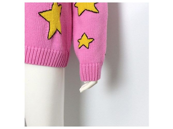 Gucci Strickpullover für Damen mit Star Cat Stickerei - Sonderbestellung - Ansicht 3