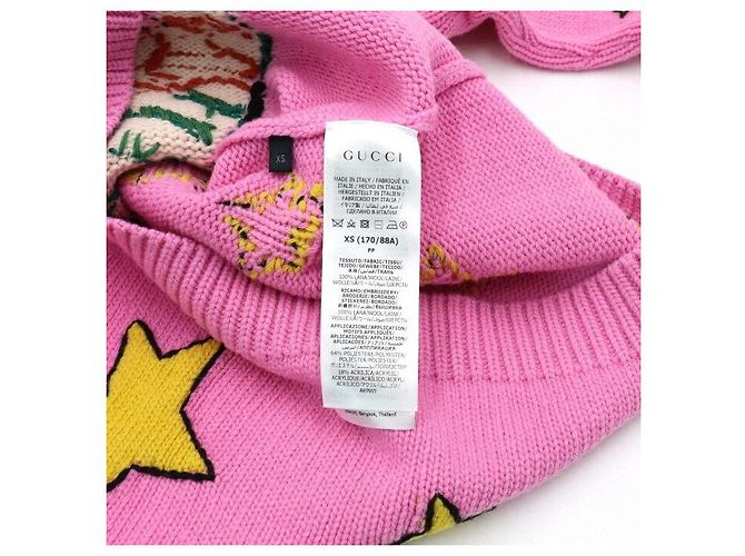 Gucci Strickpullover für Damen mit Star Cat Stickerei - Sonderbestellung - Ansicht 7