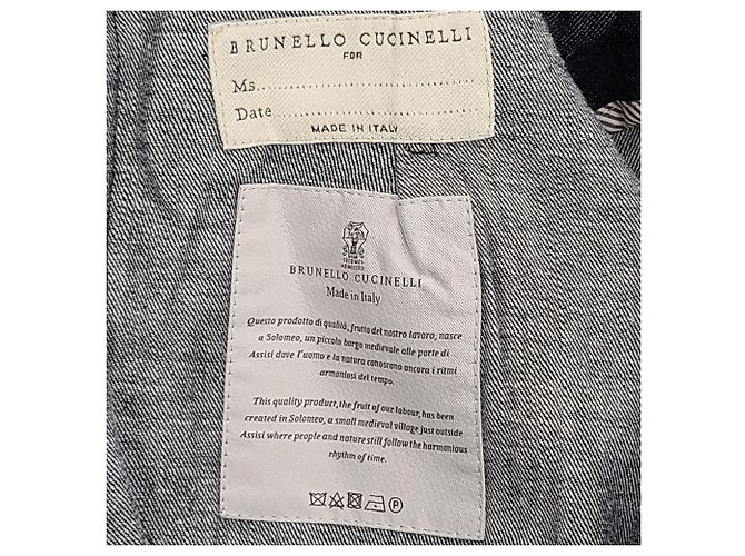Brunello Cucinelli Shorts vaqueros con cinturón - vista 10
