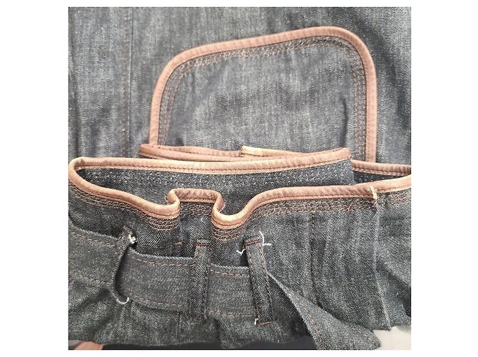Brunello Cucinelli Shorts vaqueros con cinturón - vista 8